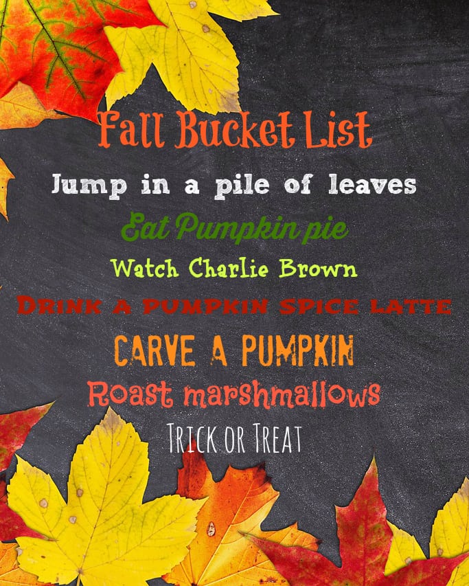 Fall Printable