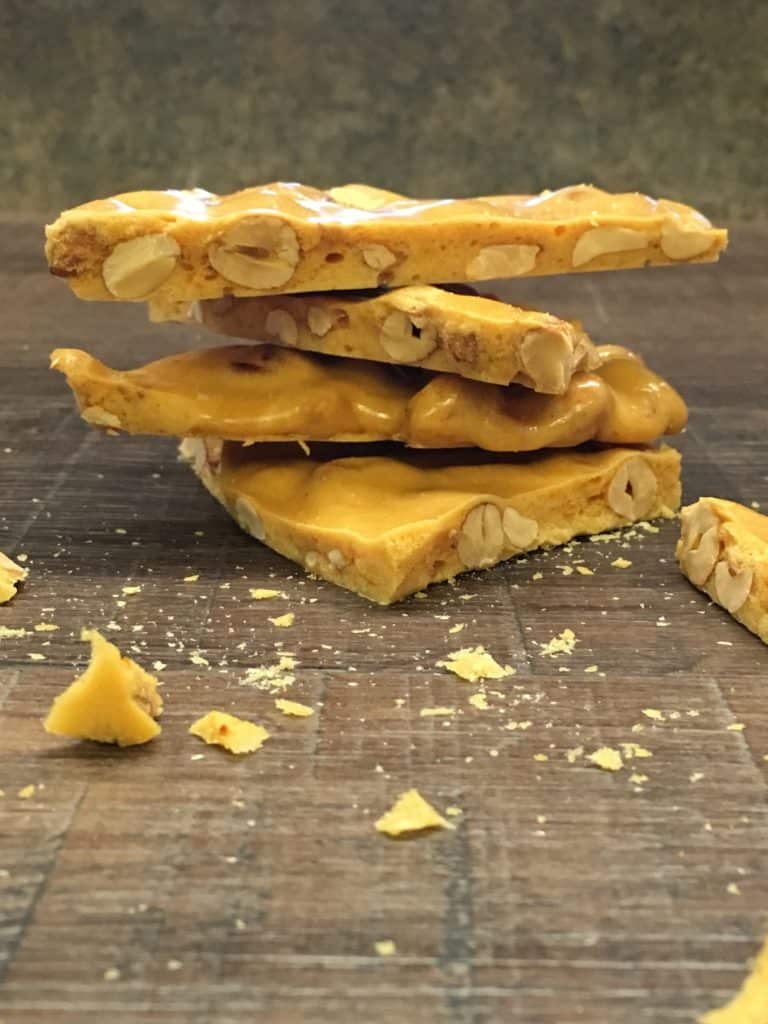 Easy Old Fashioned Peanut Brittle is a great holiday Christmas treat to make for friends, family, neighbors, and teachers. It's a cinch to make, and is just about the cheapest treat around.