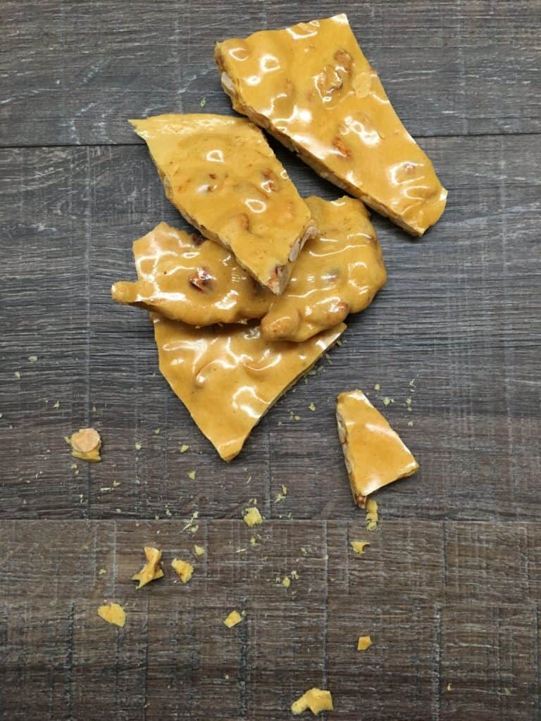 Easy Old Fashioned Peanut Brittle is a great holiday Christmas treat to make for friends, family, neighbors, and teachers. It's a cinch to make, and is just about the cheapest treat around. 