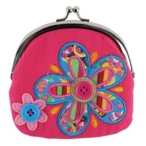 Stephen Joseph Flower Signature Coin Plush Purse makes a great stocking stuffer or gift for girls