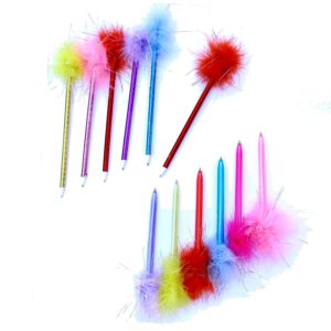 Feather pens make a great stocking stuffer for girls. 