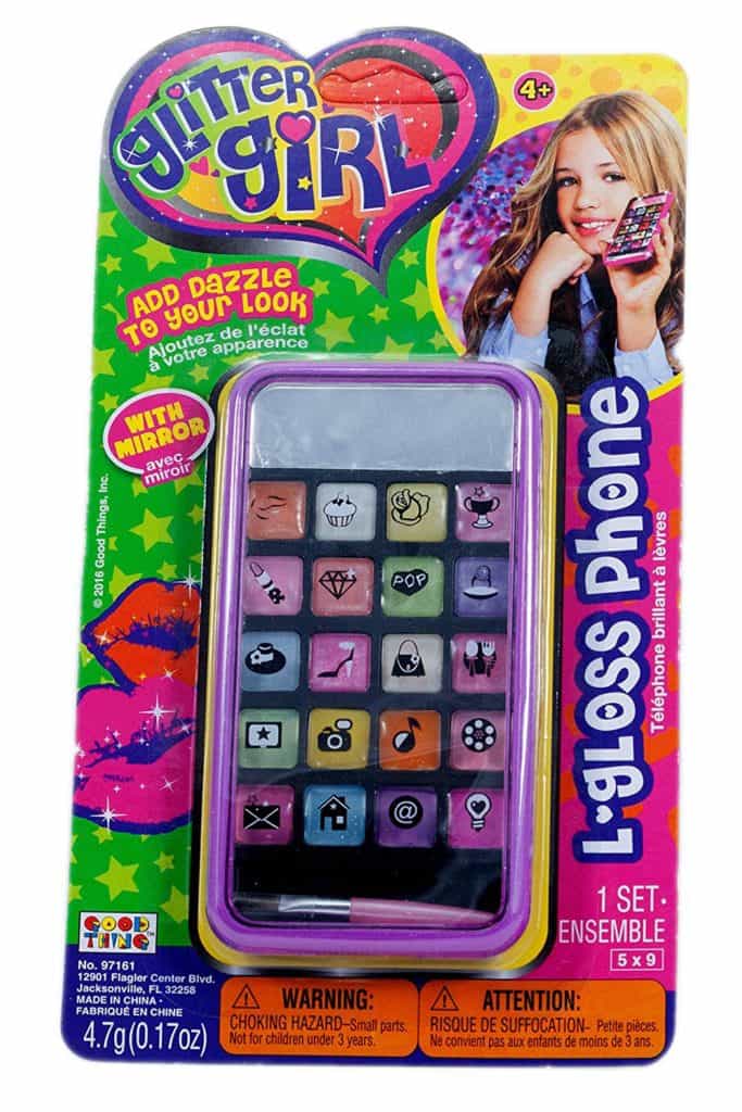 iPhone Lip gloss with a mirror makes a great stocking stuffer for girls.