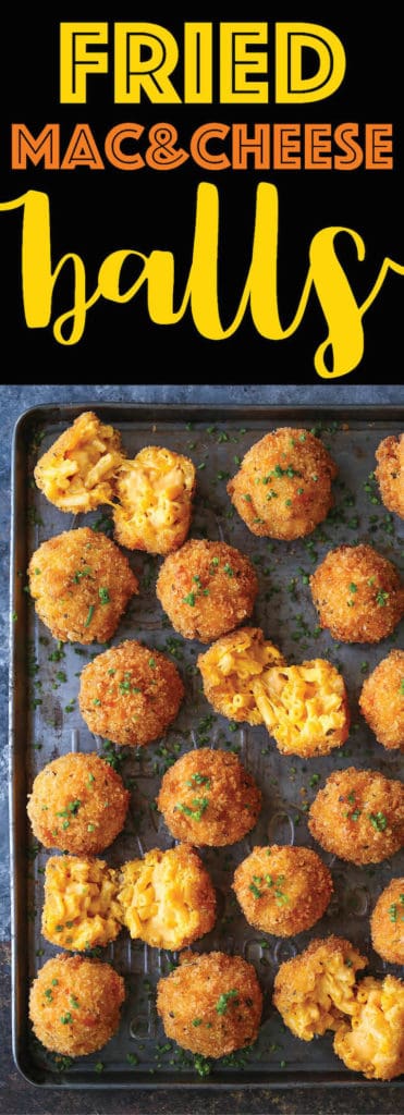 Damn Delicious - Fried Mac and Cheese Balls