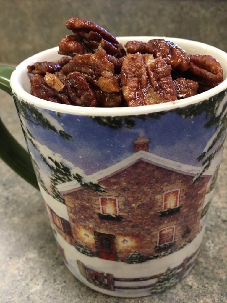 Easy Stovetop Candied Pecans - Back To My Southern Roots