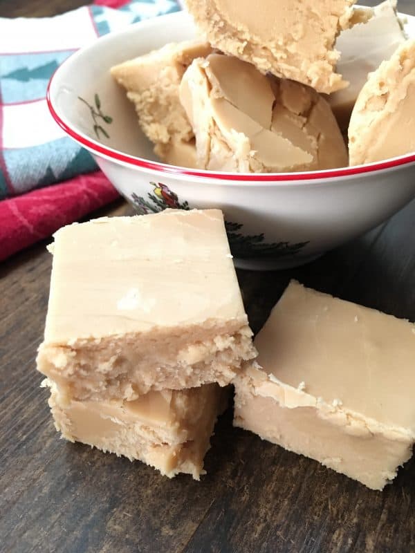 Peanut Butter Fudge is easy to make and is a delicious holiday dessert