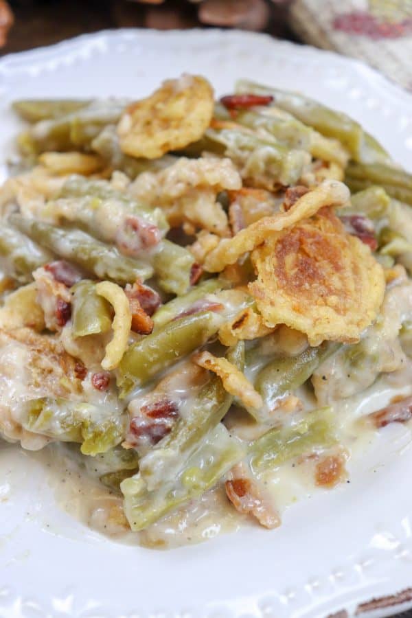 Picture of green bean casserole