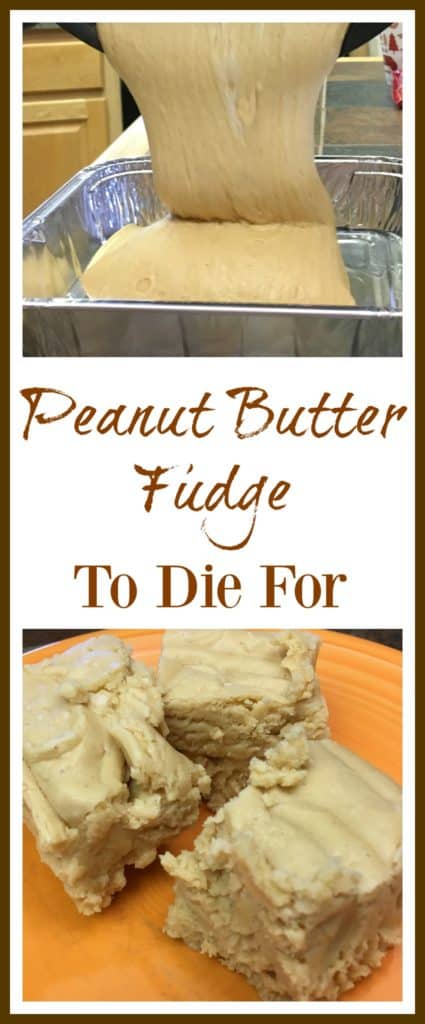 Peanut Butter Fudge To Die For