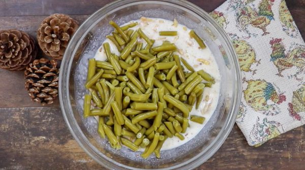 Picture of green beans in a bowl