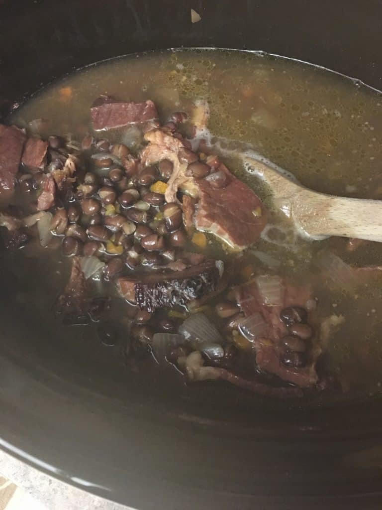 Wintry Black Bean and Ham Soup - Back To My Southern Roots