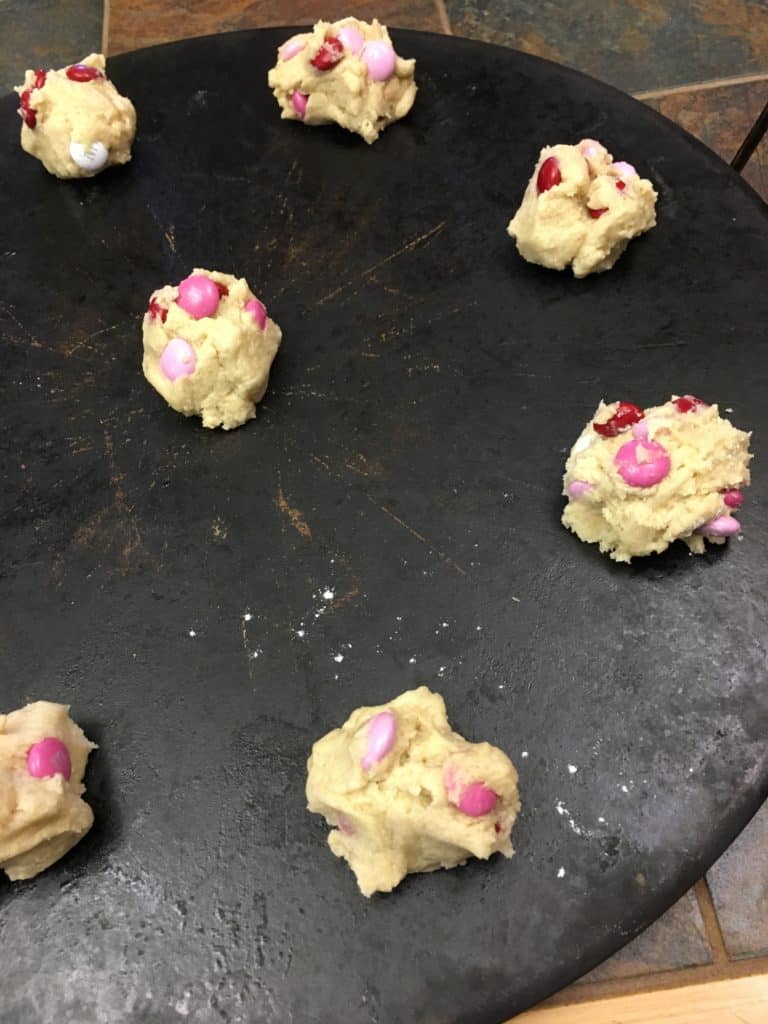 M&M Valentine Cookies - Back To My Southern Roots