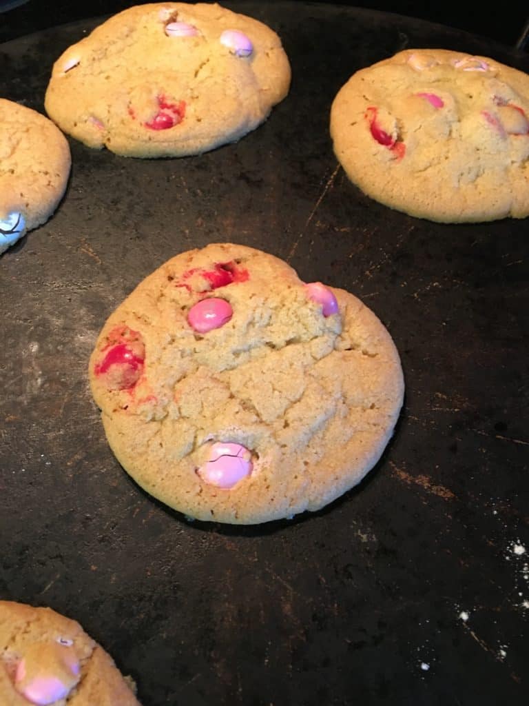 M&M Valentine Cookies - Back To My Southern Roots