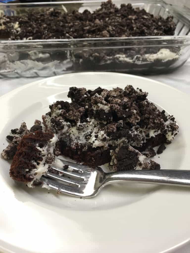 It you love Oreo's, you are going to love this dessert. It's easy to make if you're in a rush, and a delicious treat.