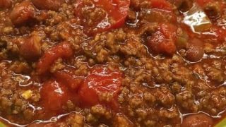 Homemade Ground Beef Chili