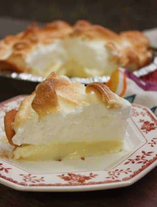 This is an easy lemon meringue pie recipe that is delicious for any occasion including Christmas and Thanksgiving.