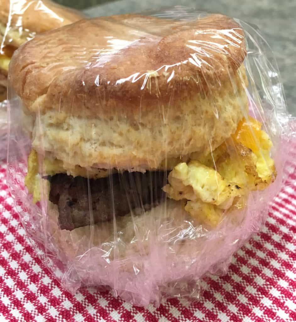 If you're looking for an easy breakfast biscuit sandwich to make, these are the perfect on-the-go meal.