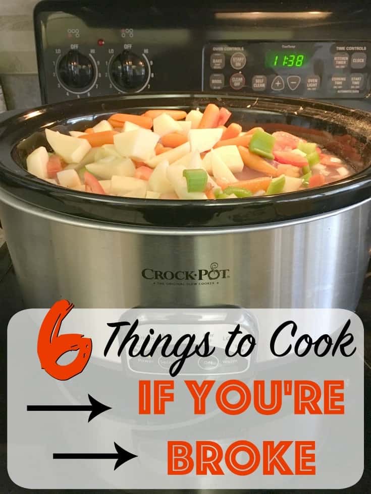 Here's a list of 6 cheap things to cook when you're on a budget. You and your family will fill up on delicious meals.