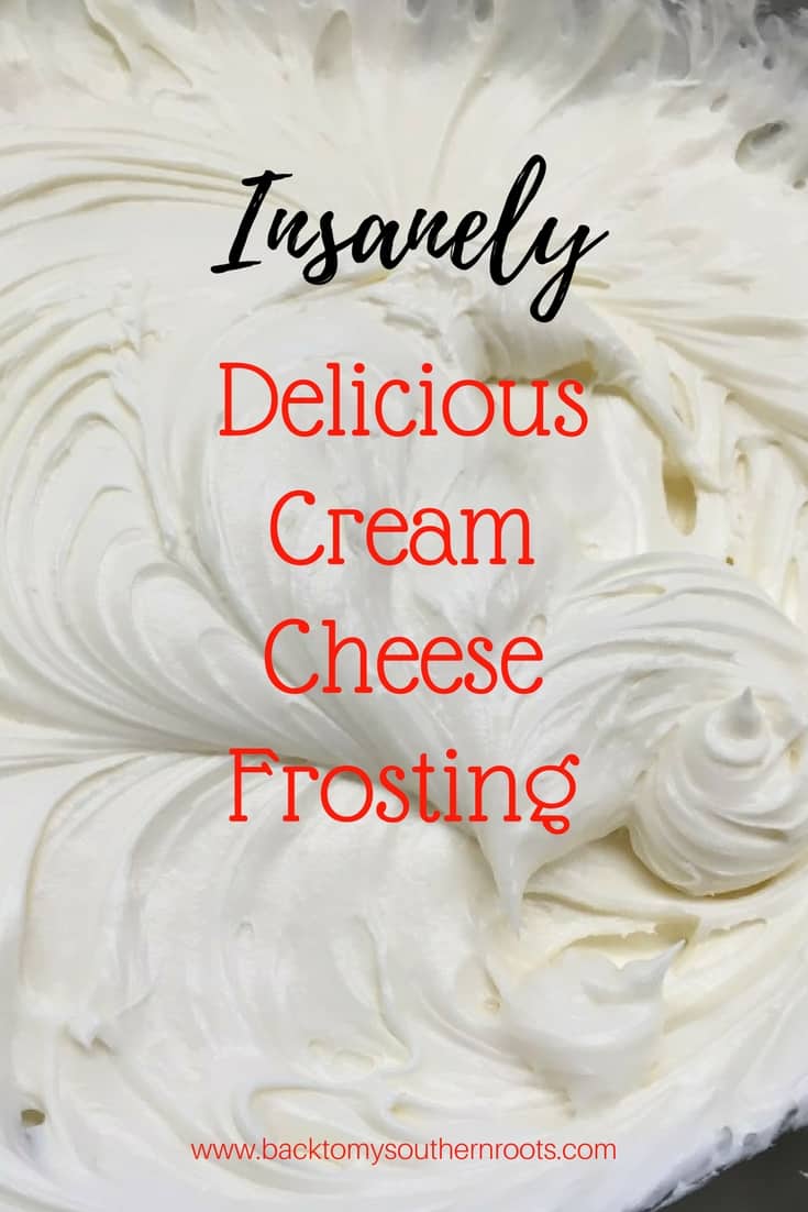 Insanely Delicious Cream Cheese Frosting