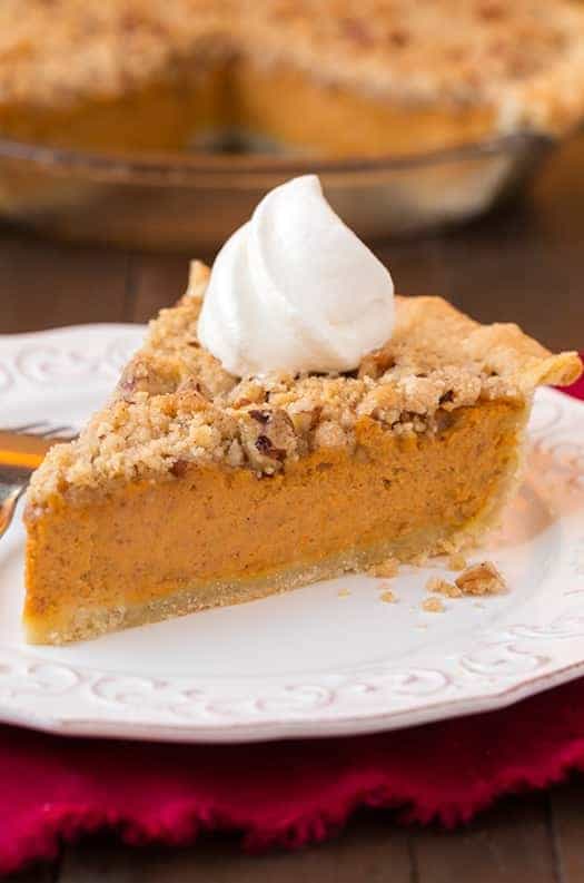 Streusel Pumpkin Pie - Cooking Classy