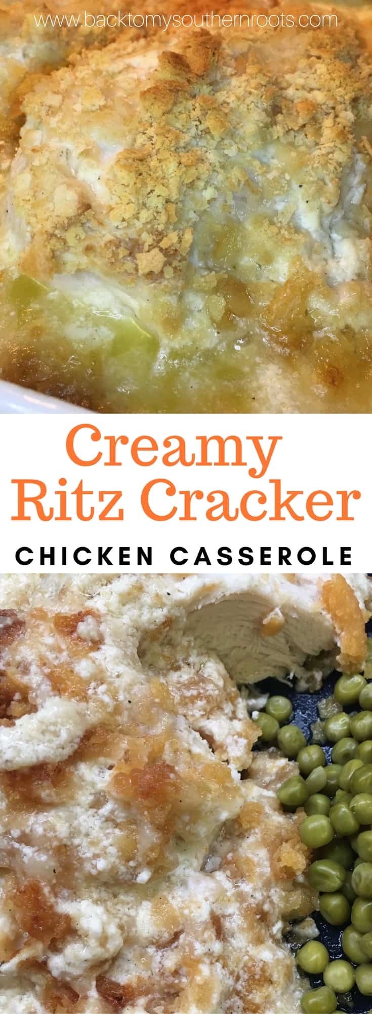 Creamy Ritz Cracker Chicken Casserole might be one of the easiest meals I've ever fixed. And, it has ingredients that I love--sour cream, butter, and Ritz Crackers.