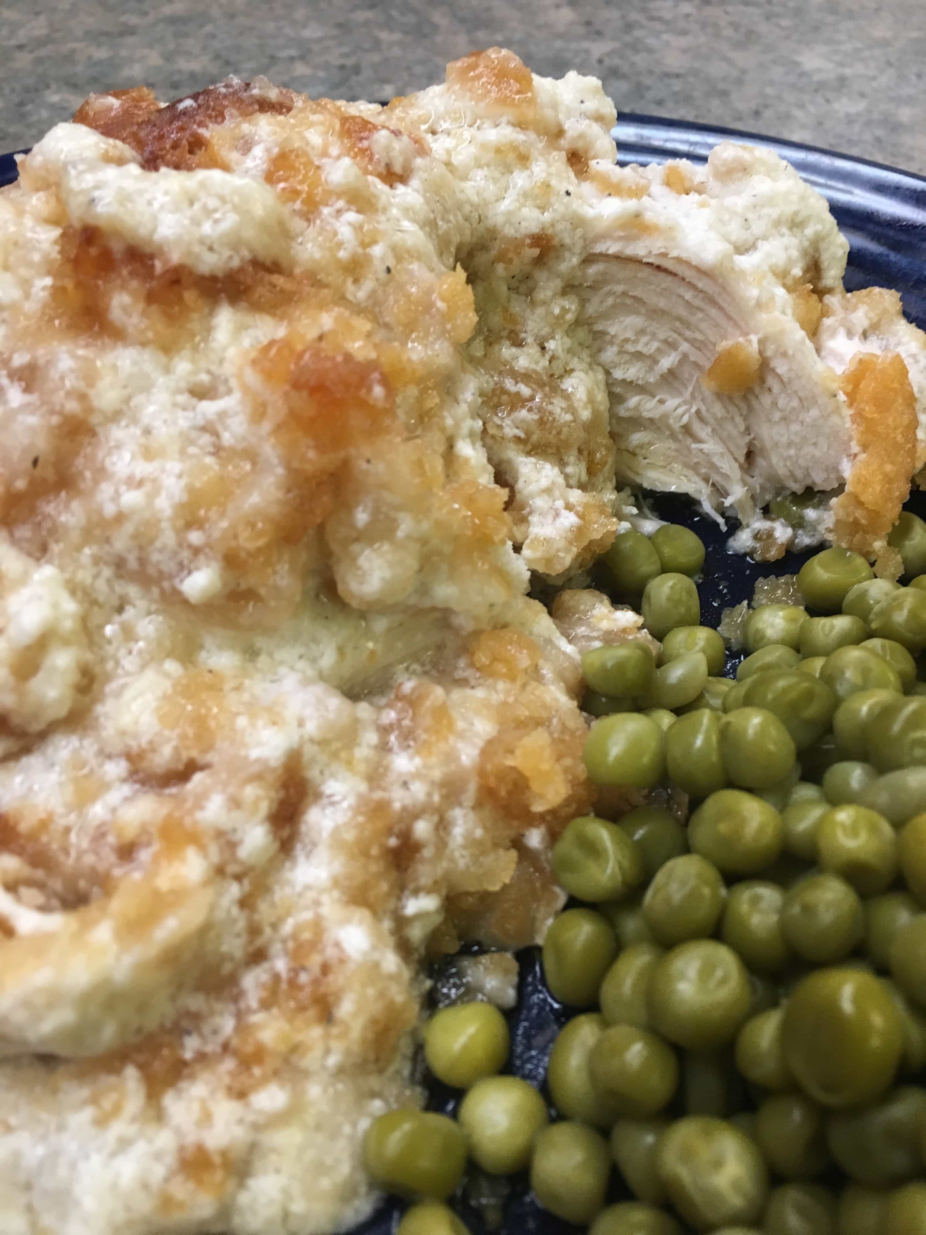 Ritz Cracker Chicken might be one of the easiest meals I've ever fixed. And, it has ingredients that I love--sour cream, butter, and Ritz Crackers.