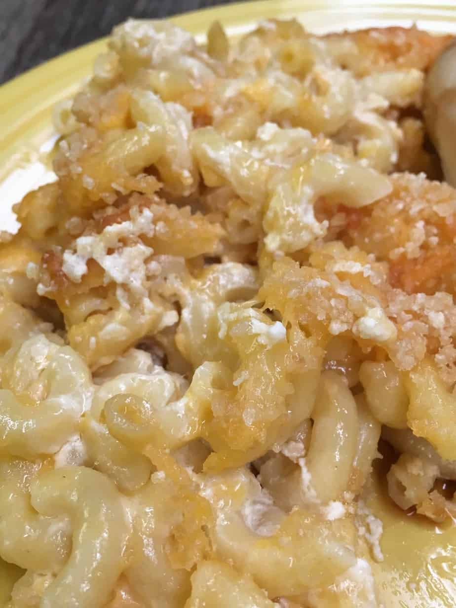 Easy Homemade Baked Macaroni and Cheese is an easy and cheap supper to fix. It's a cheesy, creamy, and filling meal that will fill everyone up and have leftovers!