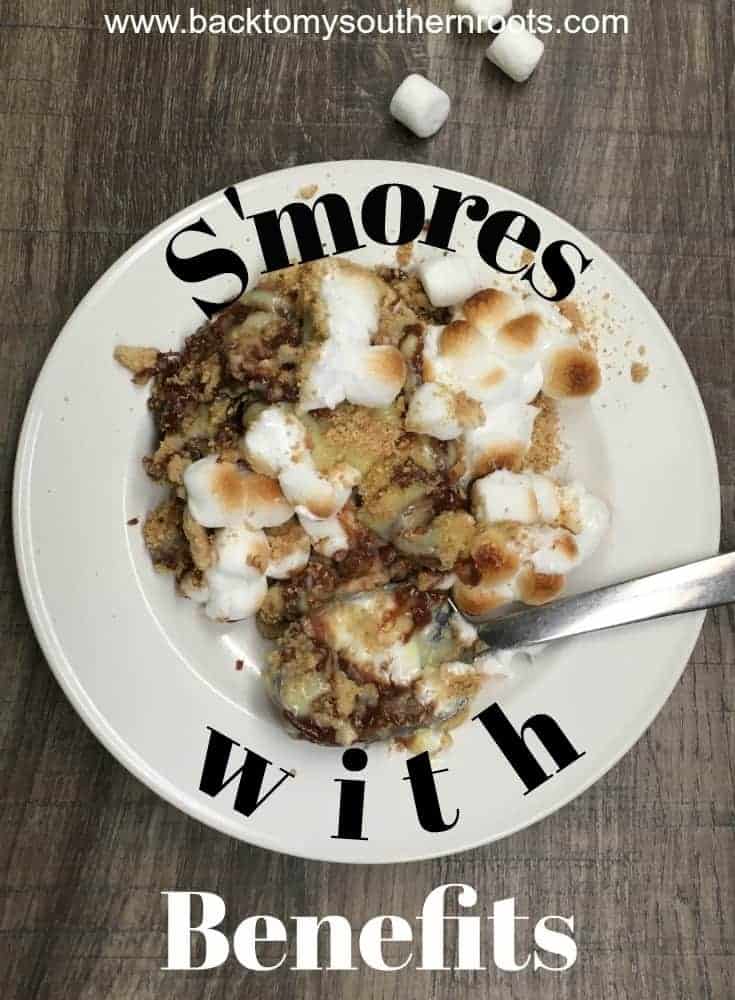 S'mores chocolate pudding dessert is like s'mores with benefits. Chocolate bars, graham crackers, marshmallows, and vanilla pudding make up this rich and delicious dessert you won't be able to put down. 