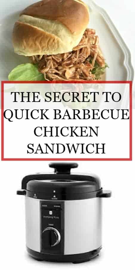 The Secret to Quick Barbecue Chicken Sandwich