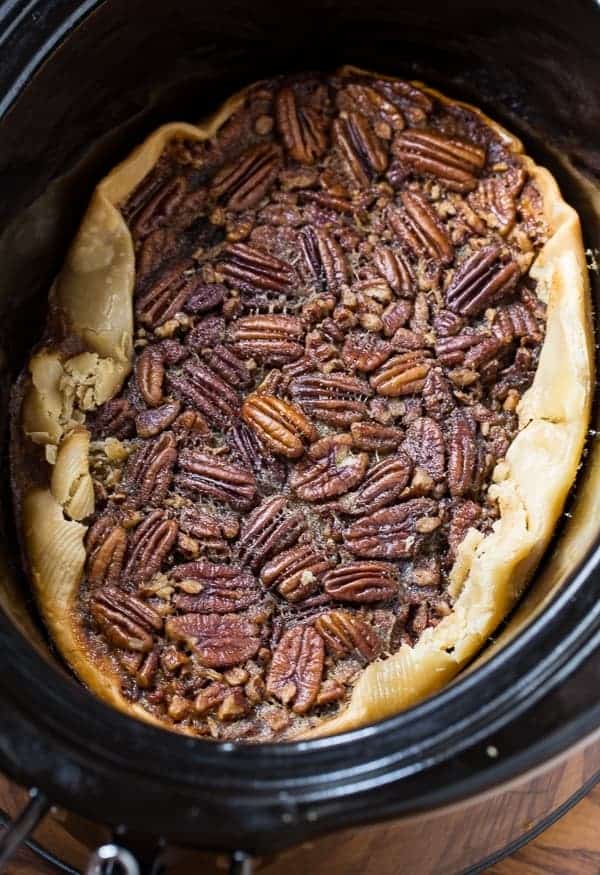 Crock Pot Pecan Pie - Spicy Southern Kitchen