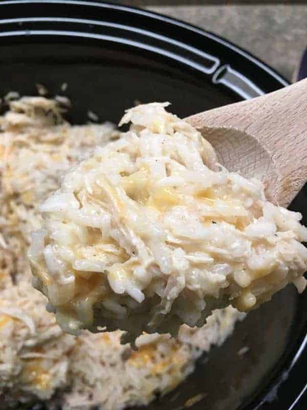 Crock Pot Chicken and Rice is an easy meal to cook in the Crock Pot, I love the quick start and delicious meal.