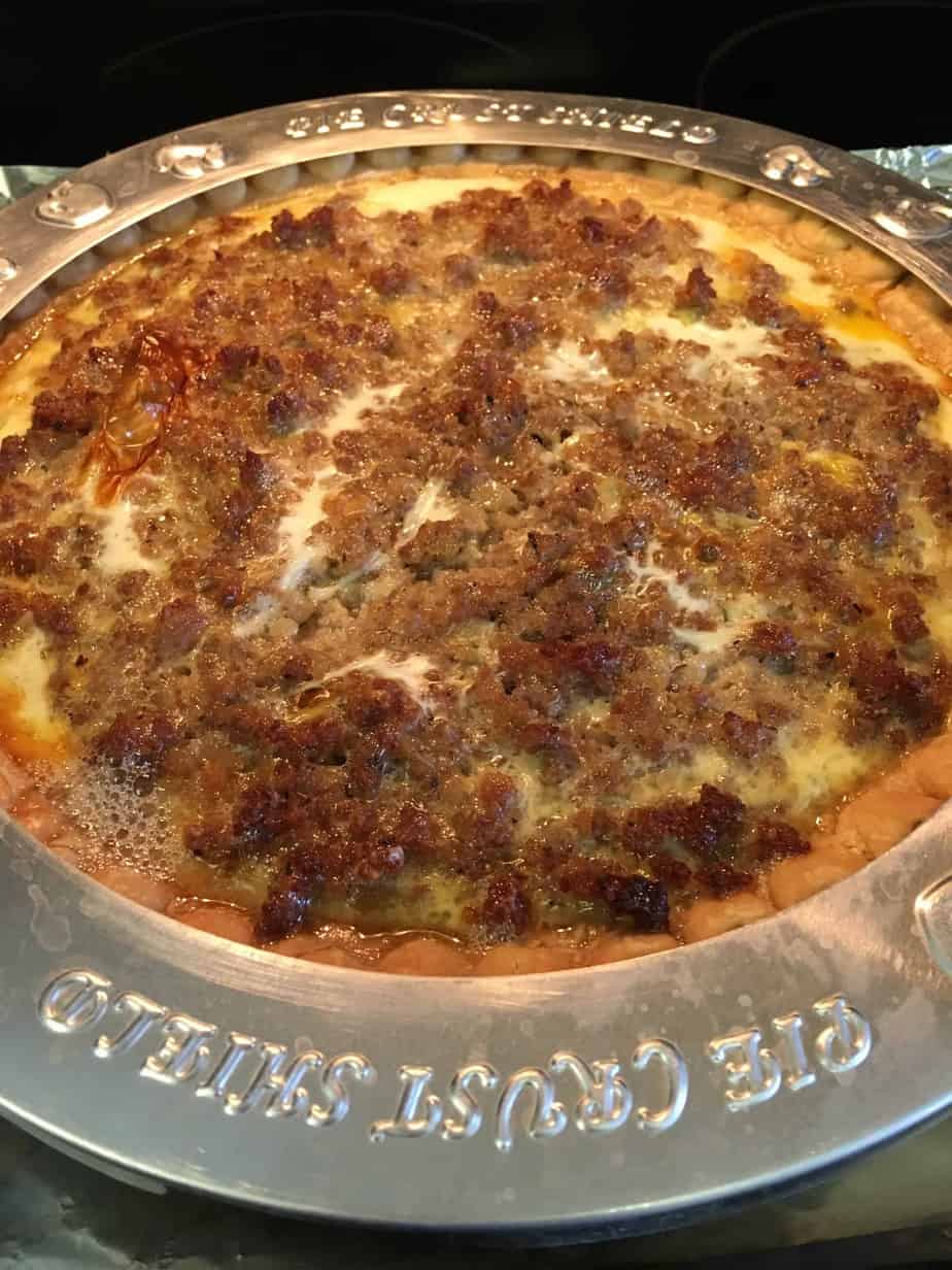 I love this recipe for Easy Southern Sausage Quiche. It's a filling meal that will work great on Thanksgiving or Christmas morning.