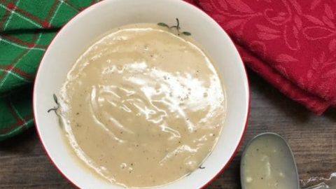 Easy Homemade Turkey Gravy from Drippings