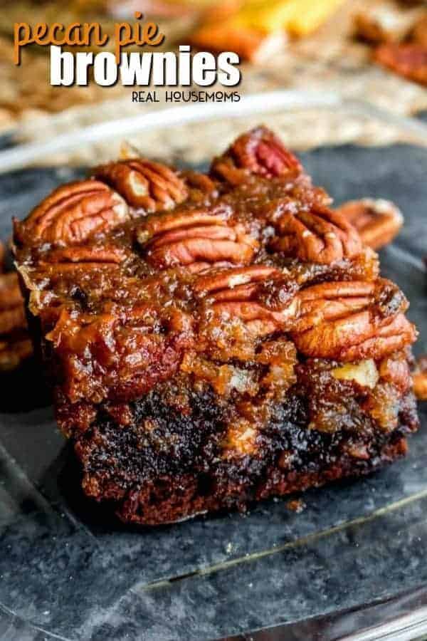 Pecan Pie Brownies - Real Housemoms