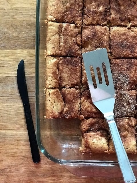 Snickerdoodle Blondies - Making a House a Home 