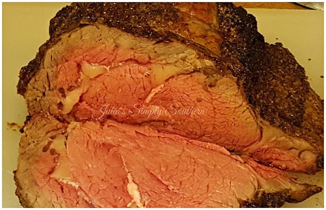 Prime Rib - Beef - Rib Roast - Roasted - Perfect - Delicious - Julia's Simply Southern