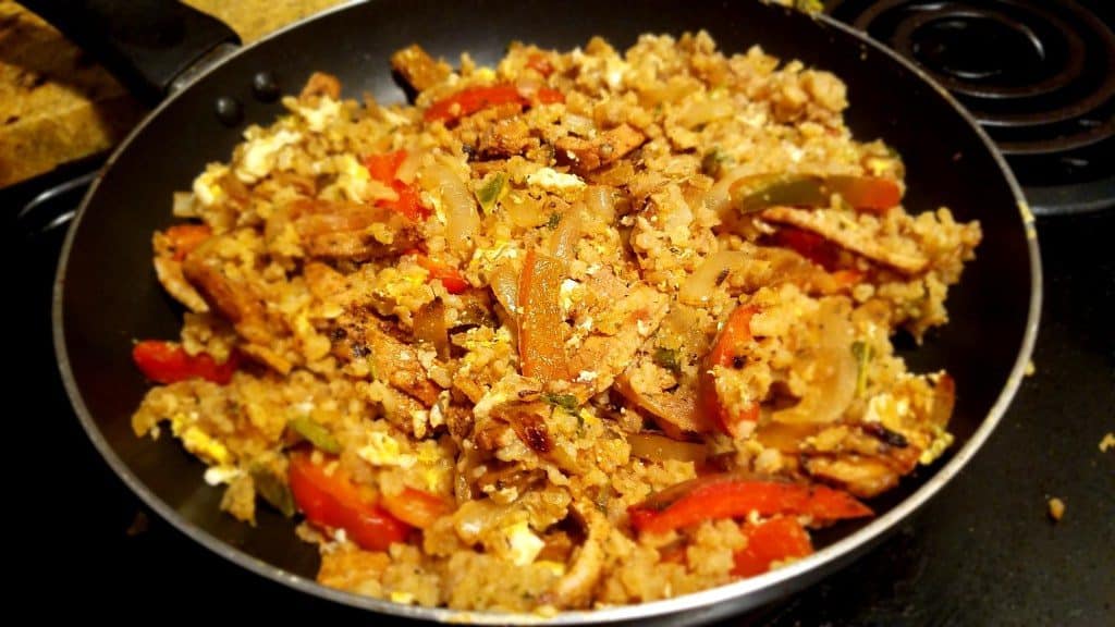 Steak Fajita Fried Rice - Chefing Around