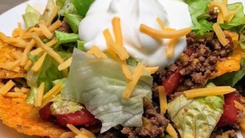 Easy Dorito Taco Salad