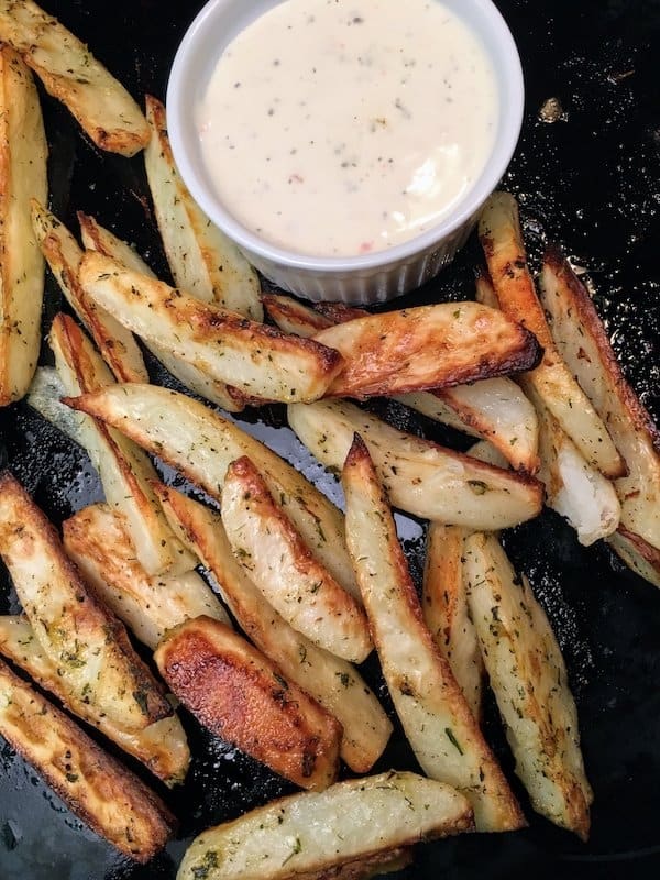 Oven Baked Potato Wedges recipe is a delicious and easy side dish to fix. The seasoned oven baked potato wedges recipe is perfect for supper or as an appetizer for football games, parties, and as a snack.