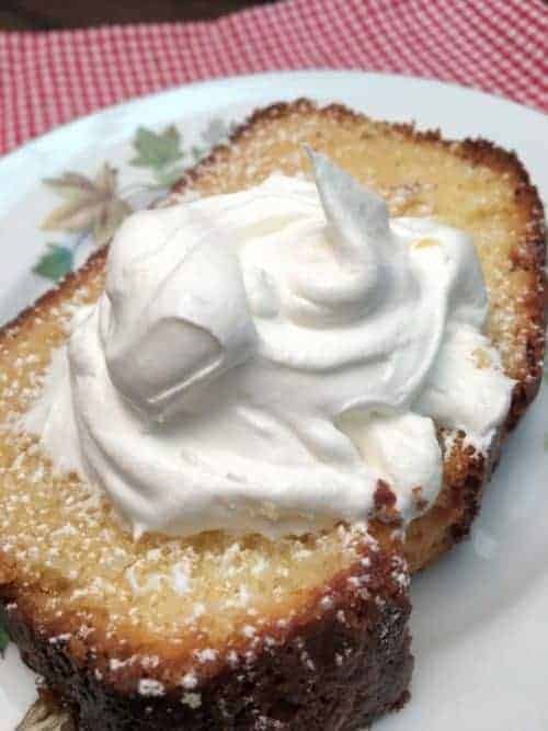 Pound Cake with Sweetened Condensed Milk is a rich and delicious dessert. The easy recipe has an old fashioned sweet vanilla taste.