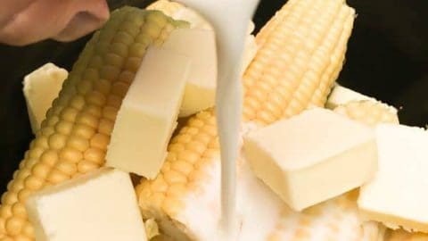 Crock Pot Corn on the Cob with Coconut Milk