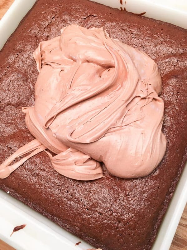 Homemade Frosted Brownies are a delicious recipe made from scratch. The brownies are easy to make and are a delicious dessert for any occasion, including holidays.