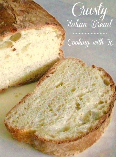 Crusty Italian Bread (C-r-a-z-y Easy To Make) Cooking with K