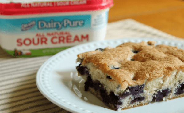 Blueberry Sour Cream Cake - My Mommy World