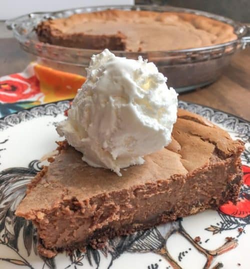 Sweetened Condensed Milk Chocolate Pie is an easy recipe that everyone will love. It's one of the best homemade desserts to take to a party, serve on a holiday, or share with family. 