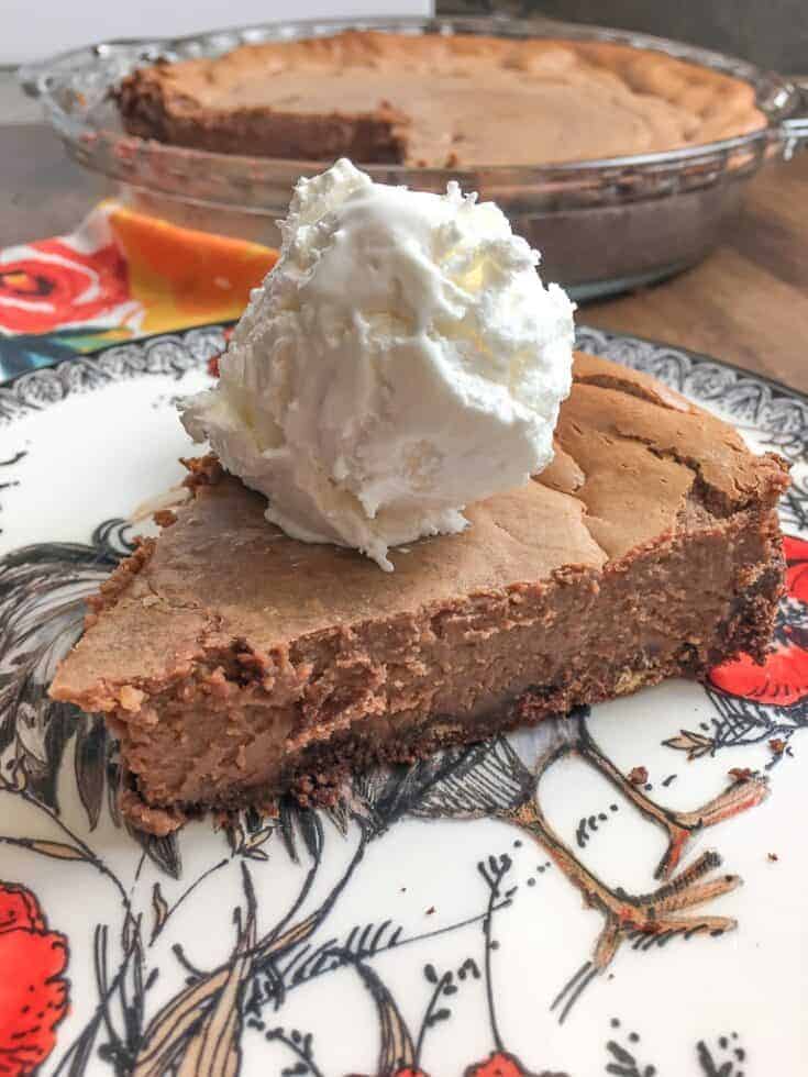 Sweetened Condensed Milk Chocolate Pie is an easy recipe that everyone will love. It's one of the best homemade desserts to take to a party, serve on a holiday, or share with family. 