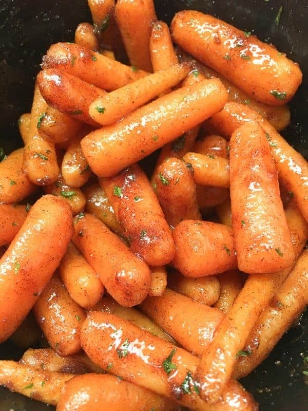 Slow Cooker Glazed Carrots with Brown Sugar is a delicious side dish for any meal, including holidays. The carrots are perfect for Thanksgiving, Christmas, and Easter. They are easy to make and only take a few minutes to prepare.