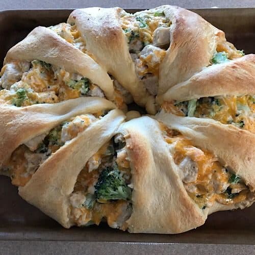 Chicken Broccoli Cheddar Crescent Ring from Marilyn's Treats