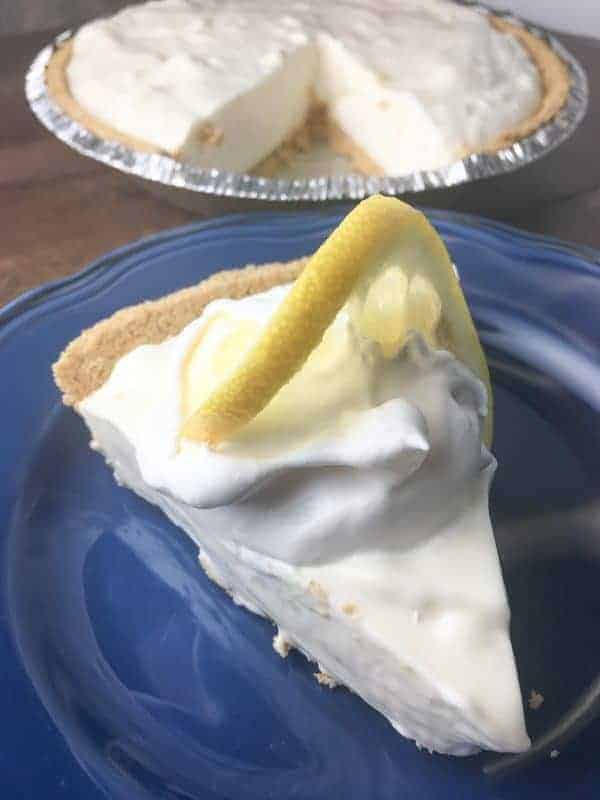 Easy lemon pie is a great recipe to make for the summer season