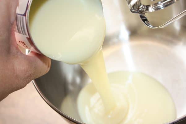 Sweetened condensed milk adds a rich flavor to lemon cream pie