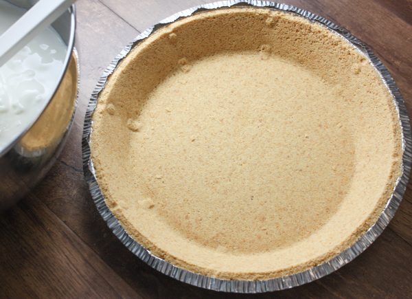 Graham cracker pie crust is an easy alternative to homemade pie crust.