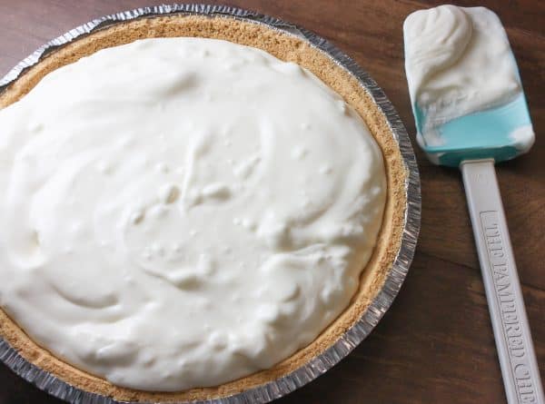 Whipped cream and lemon pie is a delicious dessert for any occasion